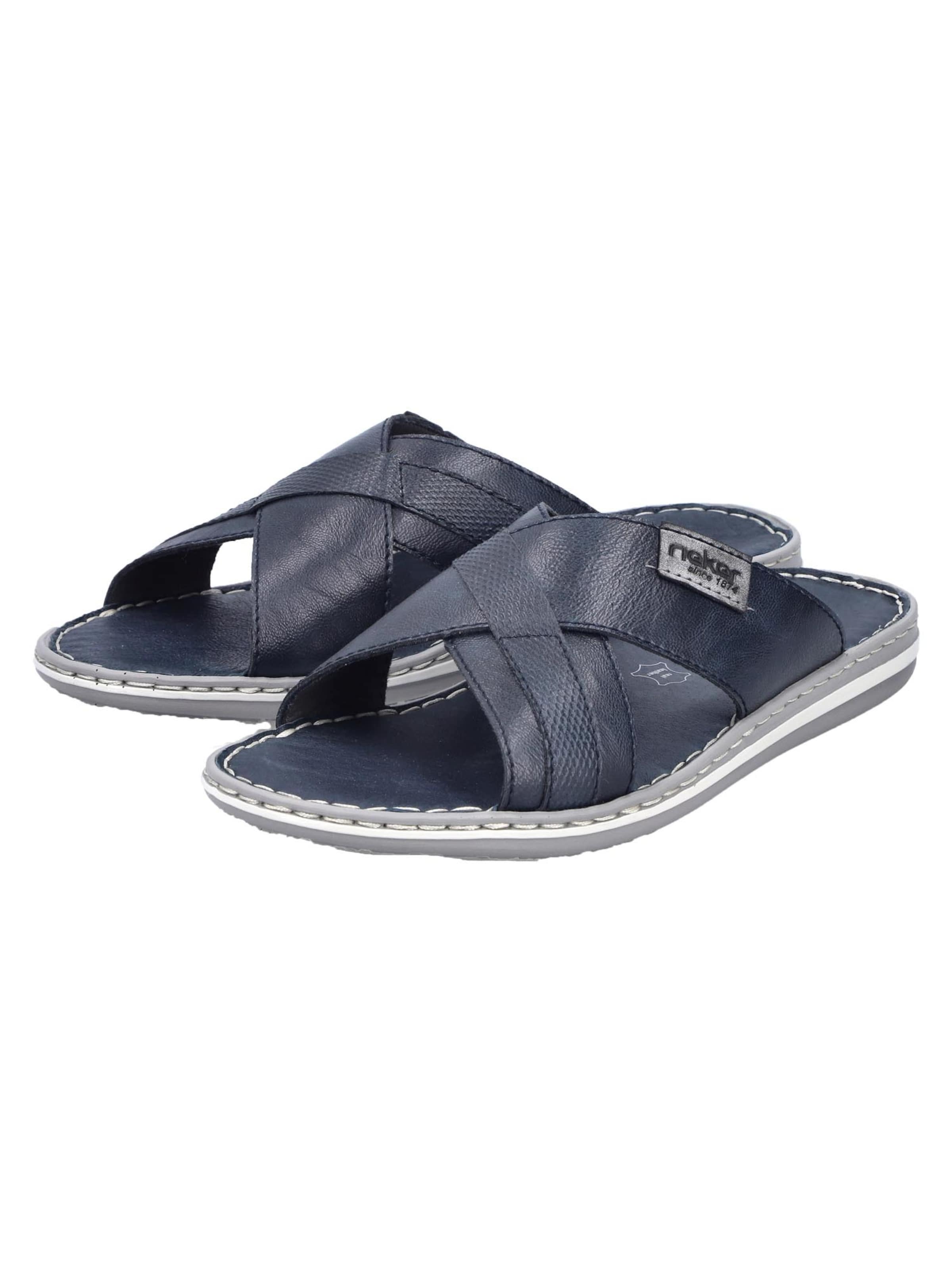 Rieker Mule 'Comfort' in Blue