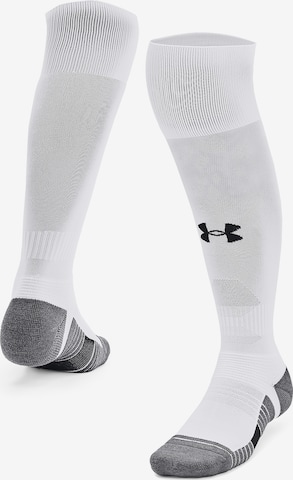 UNDER ARMOUR Athletic Socks in White: front