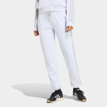 ADIDAS SPORTSWEAR Tapered Workout Pants in Grey: front