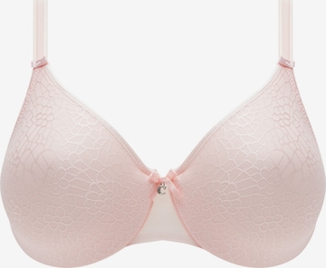 Chantelle Minimiser Minimizer 'Magnifique' in Pink: front