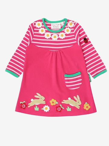 Toby Tiger Kleid 'T-Shirt Kleid, Hasen-Applikation'‌‌ in Pink: Vorderseite