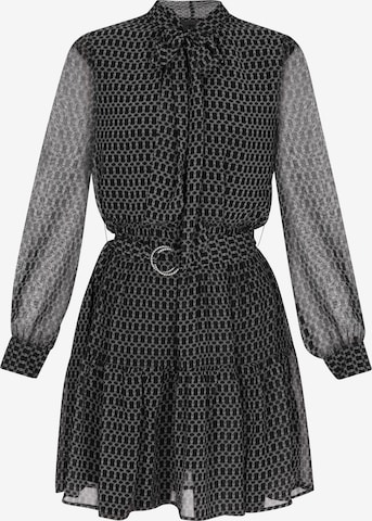 DreiMaster Klassik Платье-рубашка 'Classic Look' в Черный: спереди
