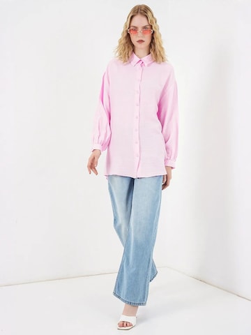 Bigdart - Blusa em rosa