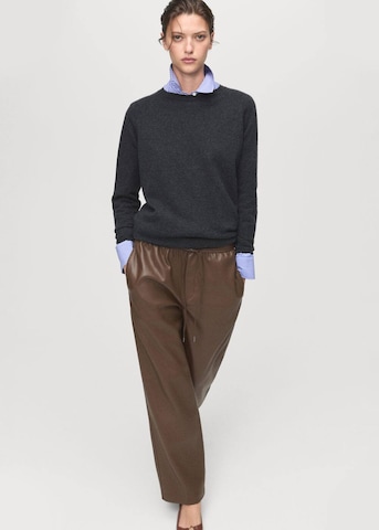 MANGO Loosefit Broek 'Apple' in Bruin