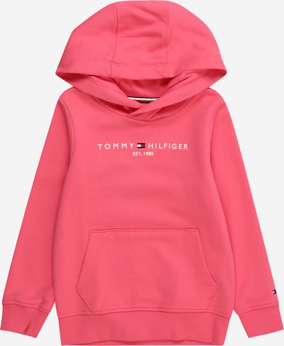 TOMMY HILFIGER Sweatshirt 'Essential' i bringebær / hvit, Produktvisning