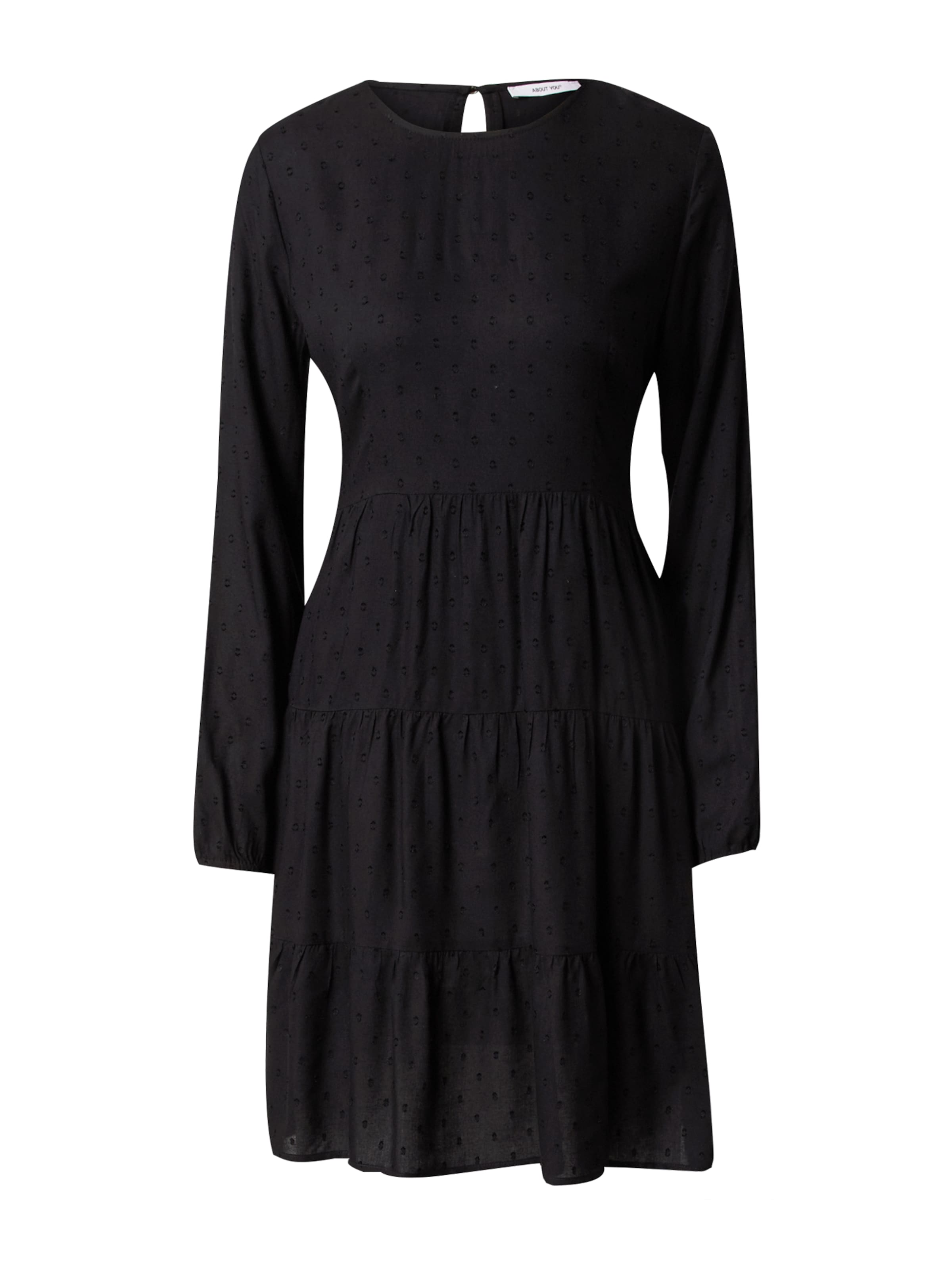 ABOUT YOU Šaty 'Fina' - Čierna: predná strana