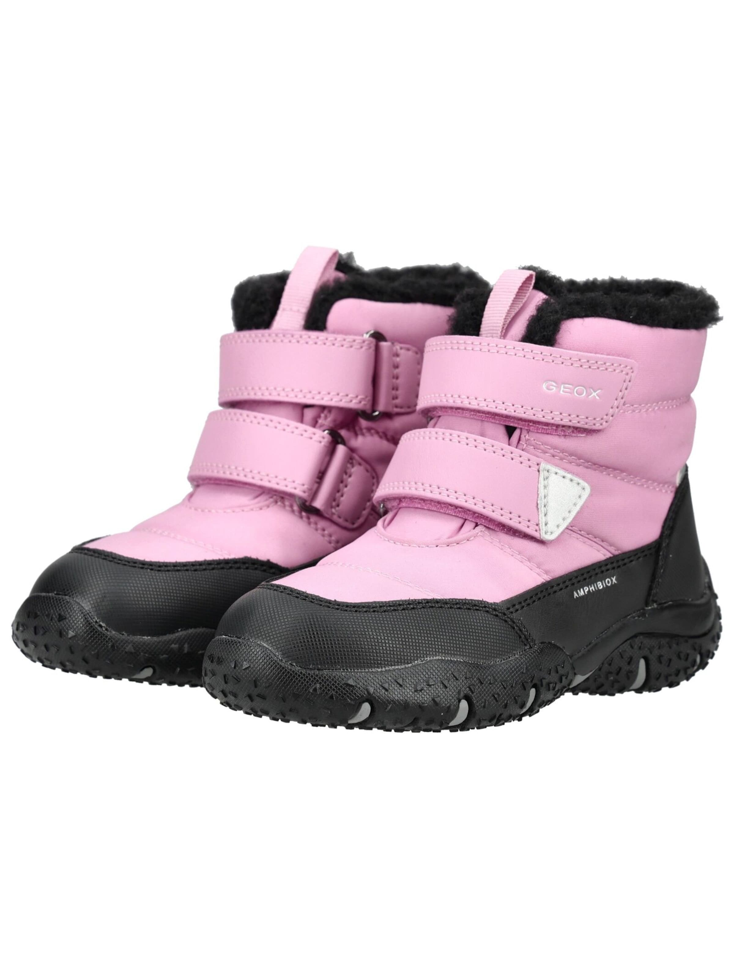 Bottes de neige GEOX en rose : devant