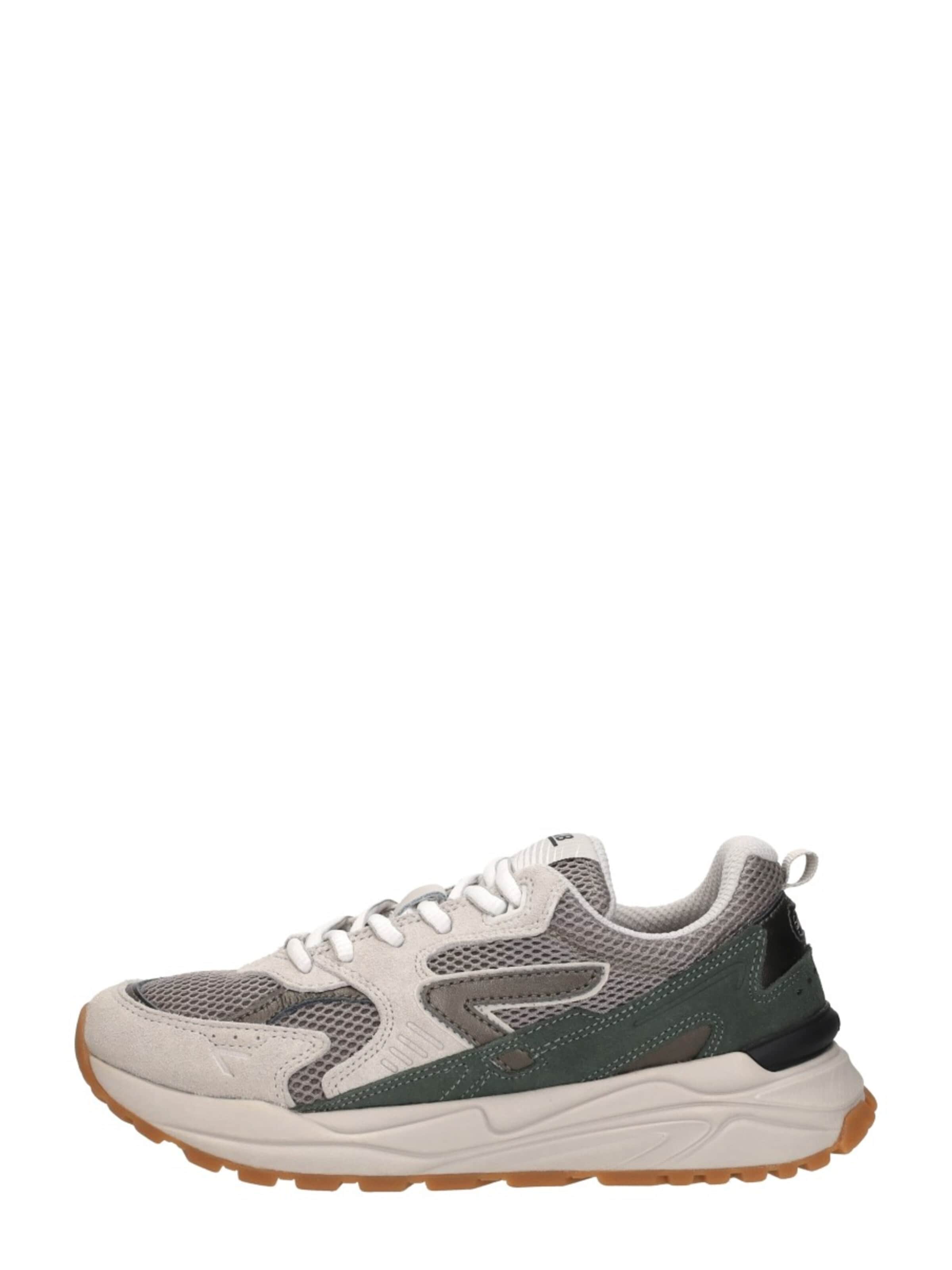 HUB Sneakers laag 'Grid' in Grijs