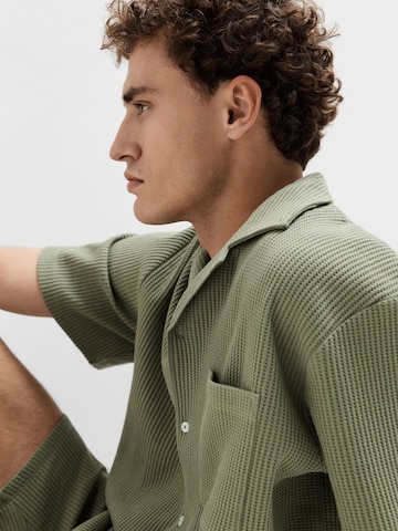 SELECTED HOMME Comfort fit Button Up Shirt in Green