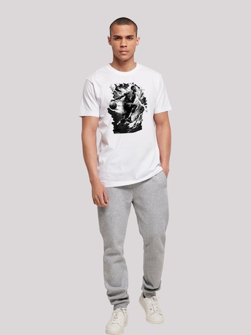 F4NT4STIC Shirt 'Basketball Splash Sport' in White