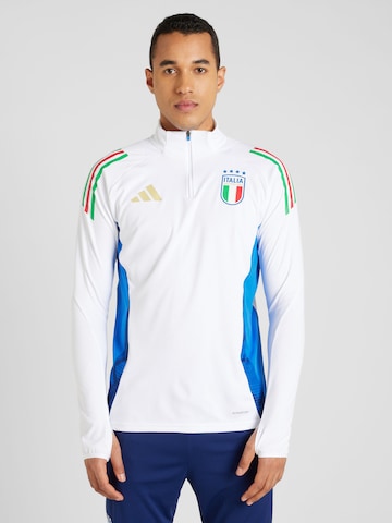 ADIDAS PERFORMANCE - Camiseta de fútbol 'FIGC' en blanco: frente