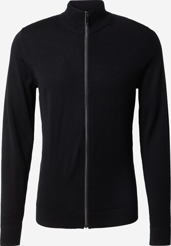 Calvin Klein Knit cardigan in Black: front