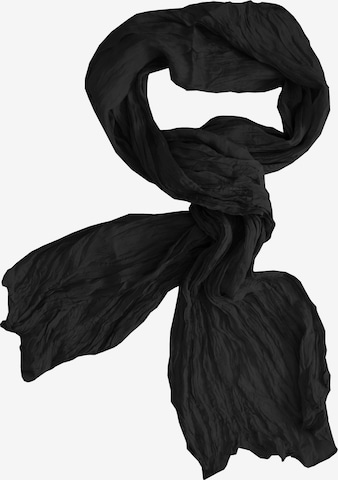 Écharpe 'Wrinkle' Posh Gear en noir : devant