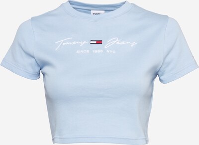 Tommy Jeans Paita värissä vaaleansininen / valkoinen, Tuotenäkymä