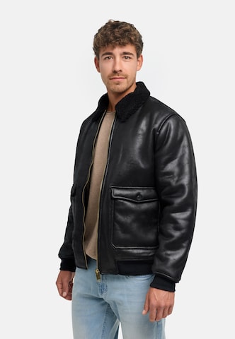 INDICODE JEANS Between-Season Jacket 'Westmont' in Black