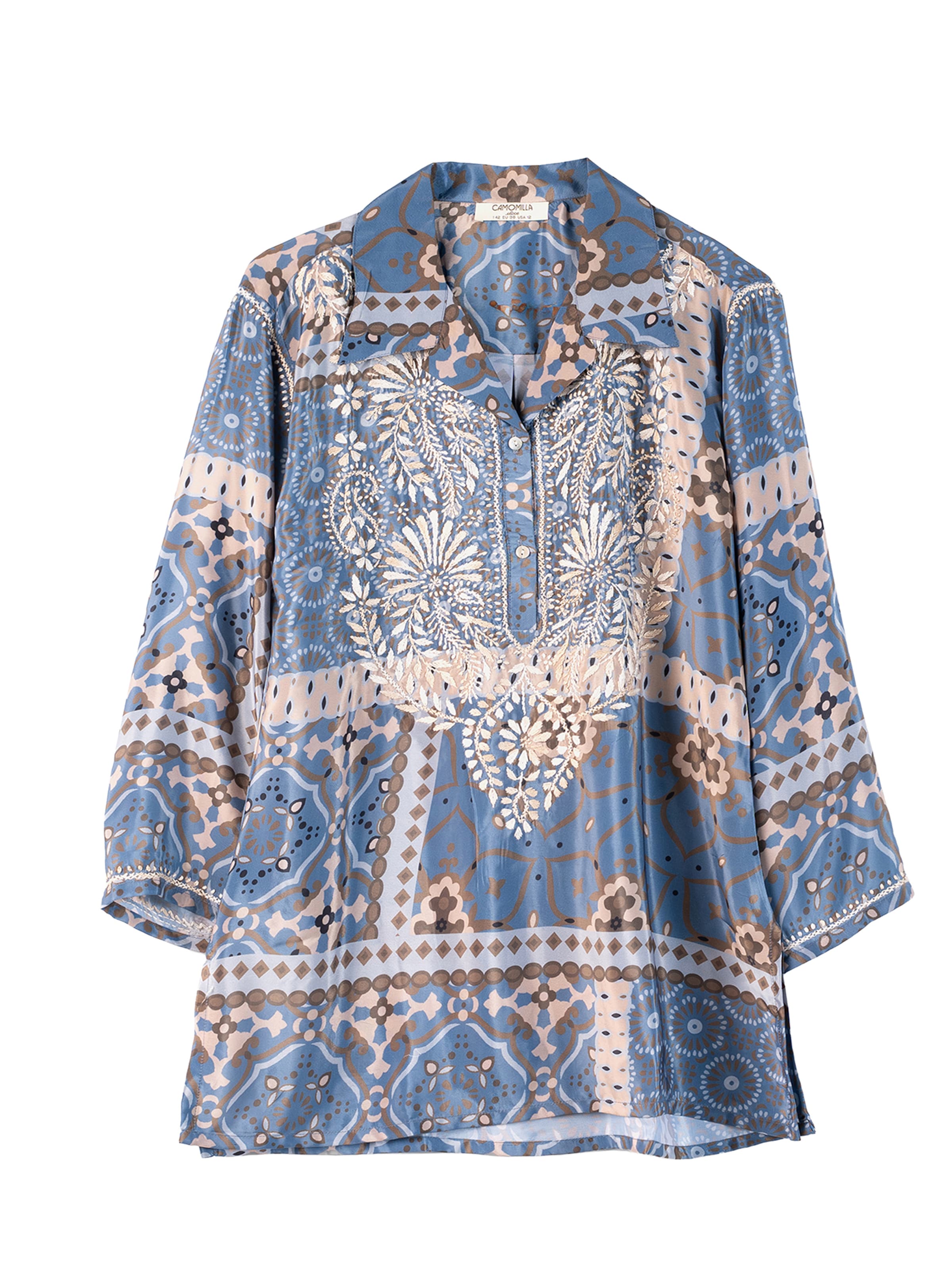 Camomilla Italia Blouse 'Bly' in Blue: front