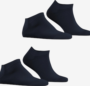 ESPRIT Füßlinge 'Basic Uni 2-Pack' in Blau: Vorderseite