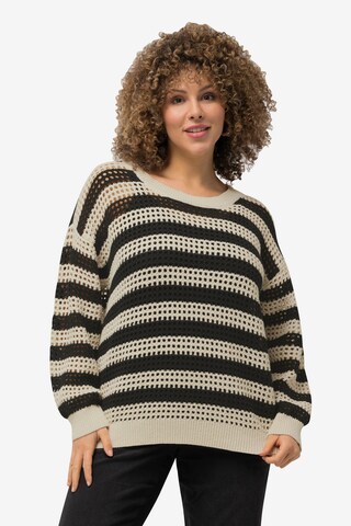 Ulla Popken - Jersey en beige: frente