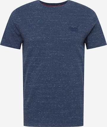 T-Shirt 'Essential' Superdry en bleu : devant