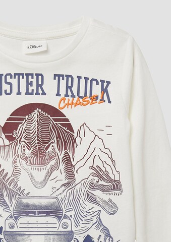 T-Shirt s.Oliver en blanc