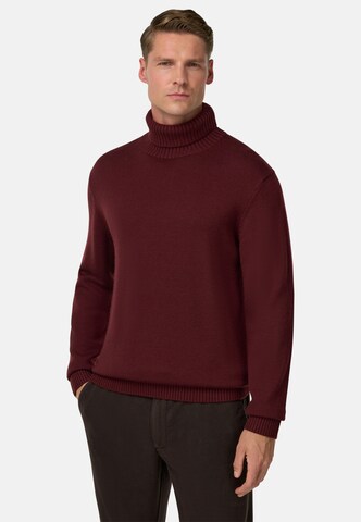 Pull-over Boggi Milano en rouge : devant