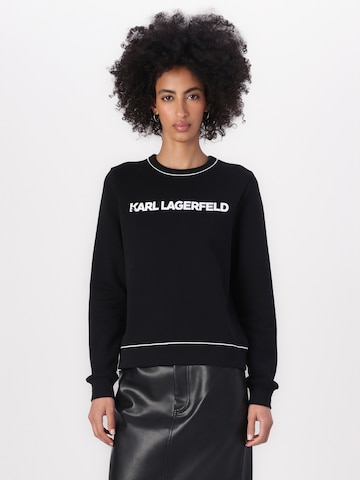 Karl Lagerfeld Sweatshirt in Black: front