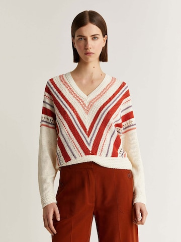 Scalpers Sweater in Beige: front