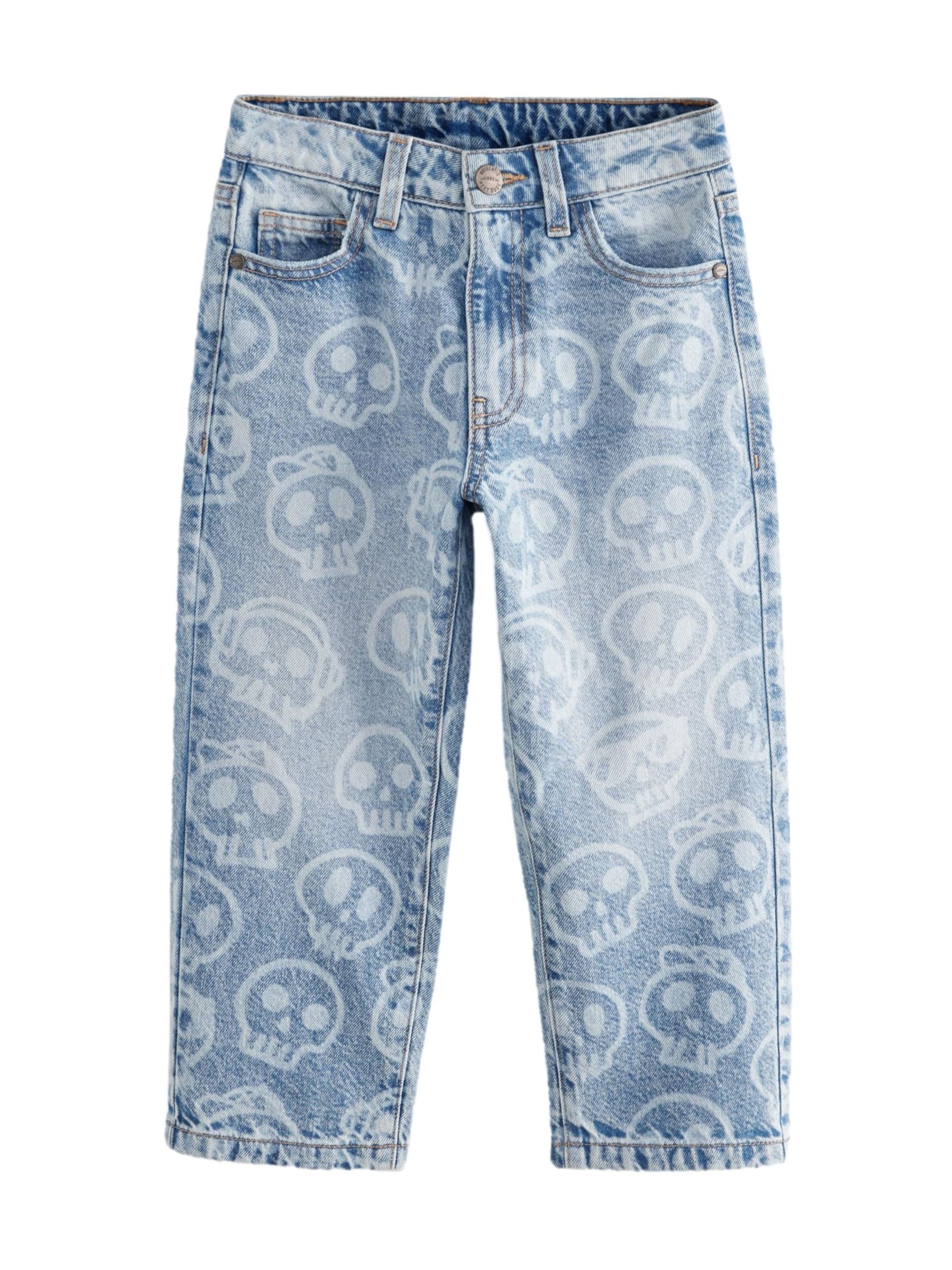 NextLoosefit Traperice - plava boja: prednji dio