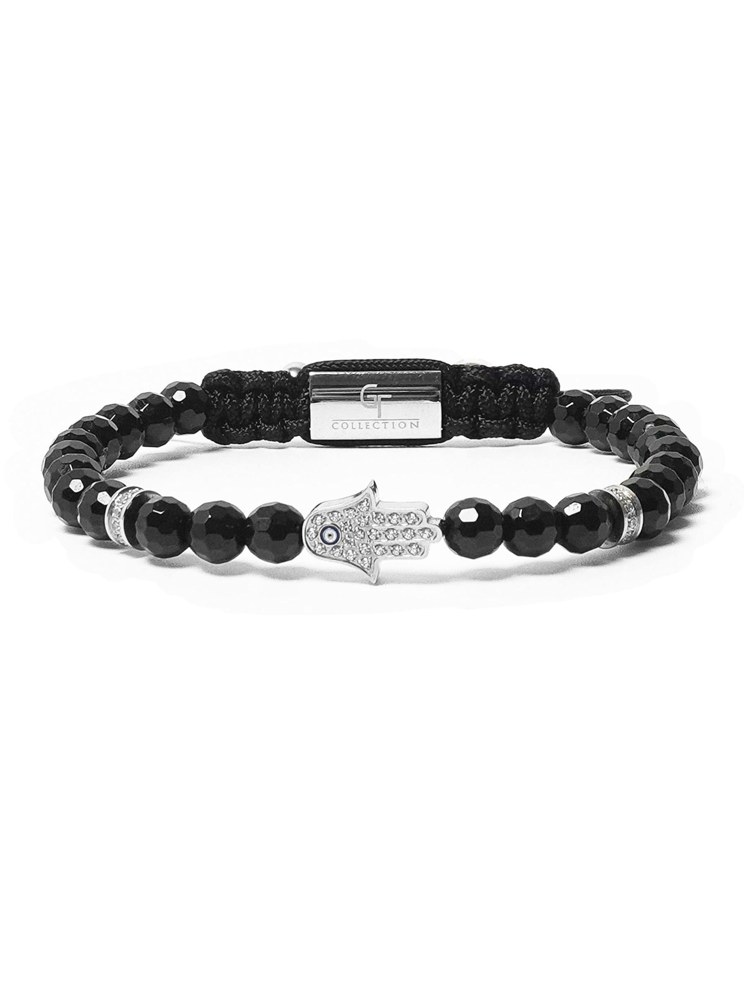 Bracelet 'Hamsa Hand' GT Collection en noir