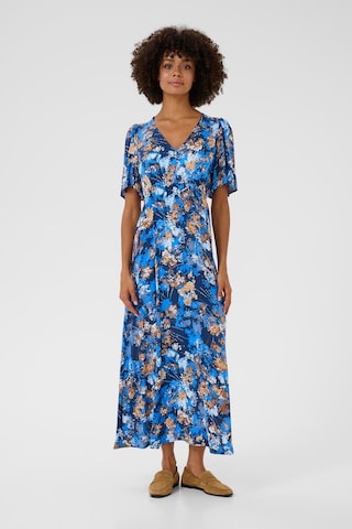 Robe CULTURE en bleu : devant