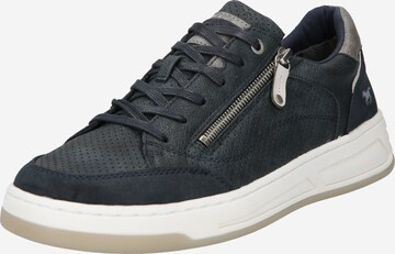 Sneaker bassa di MUSTANG in blu: frontale