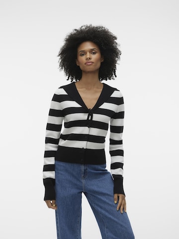 VERO MODA Cardigan 'AGNES' i sort: forside