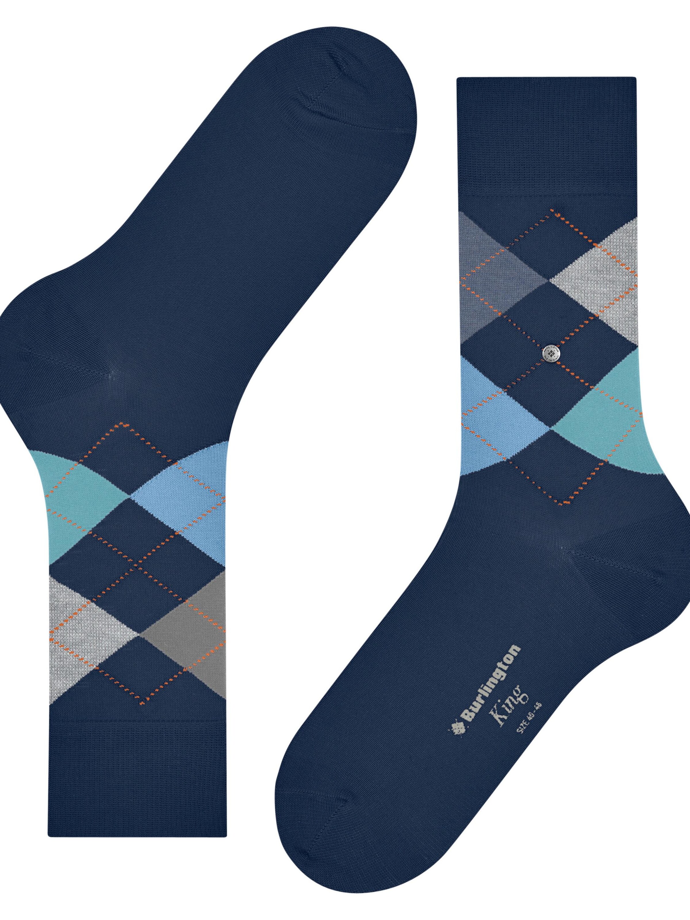 BURLINGTON Socks 'King' in Blue