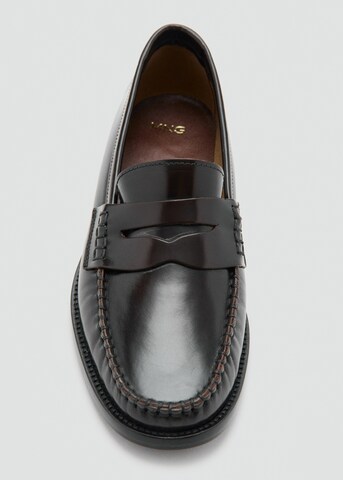 MANGO Loafer 'Louisa' värissä musta