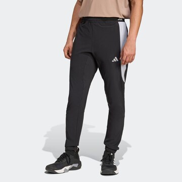 ADIDAS PERFORMANCE Regular Sporthose in Schwarz: Vorderseite
