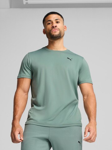 PUMA Funktionsskjorte 'TAD ESSENTIALS' i grøn: forside