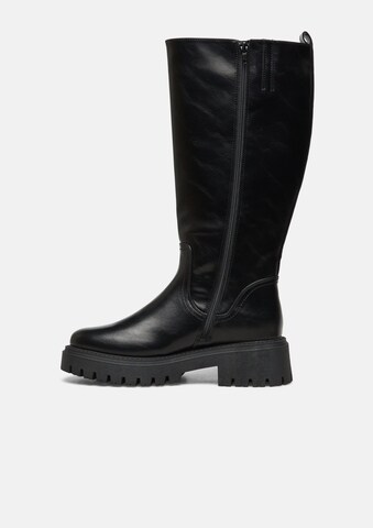 Bottes s.Oliver en noir : sur le côté