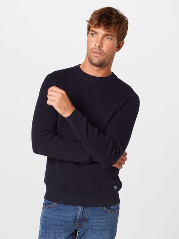 JACK & JONES Sweater in Blue: front