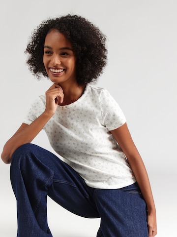 LEVI'S ® T-Shirt 'Dry Goods Pointelle' in Weiß: Vorderseite