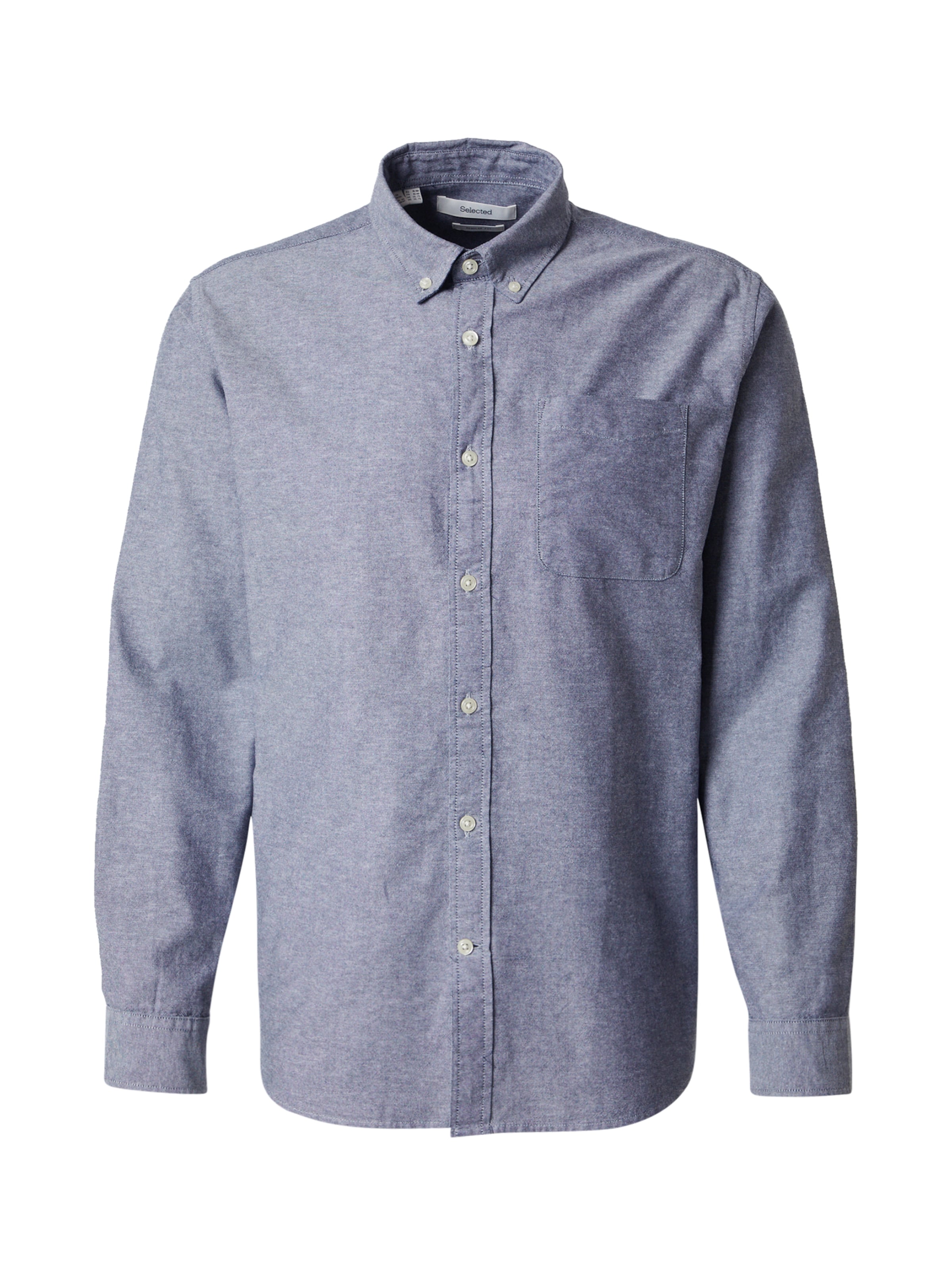 SELECTED Средняя посадка Рубашка 'SLHDan' в Синий: спереди