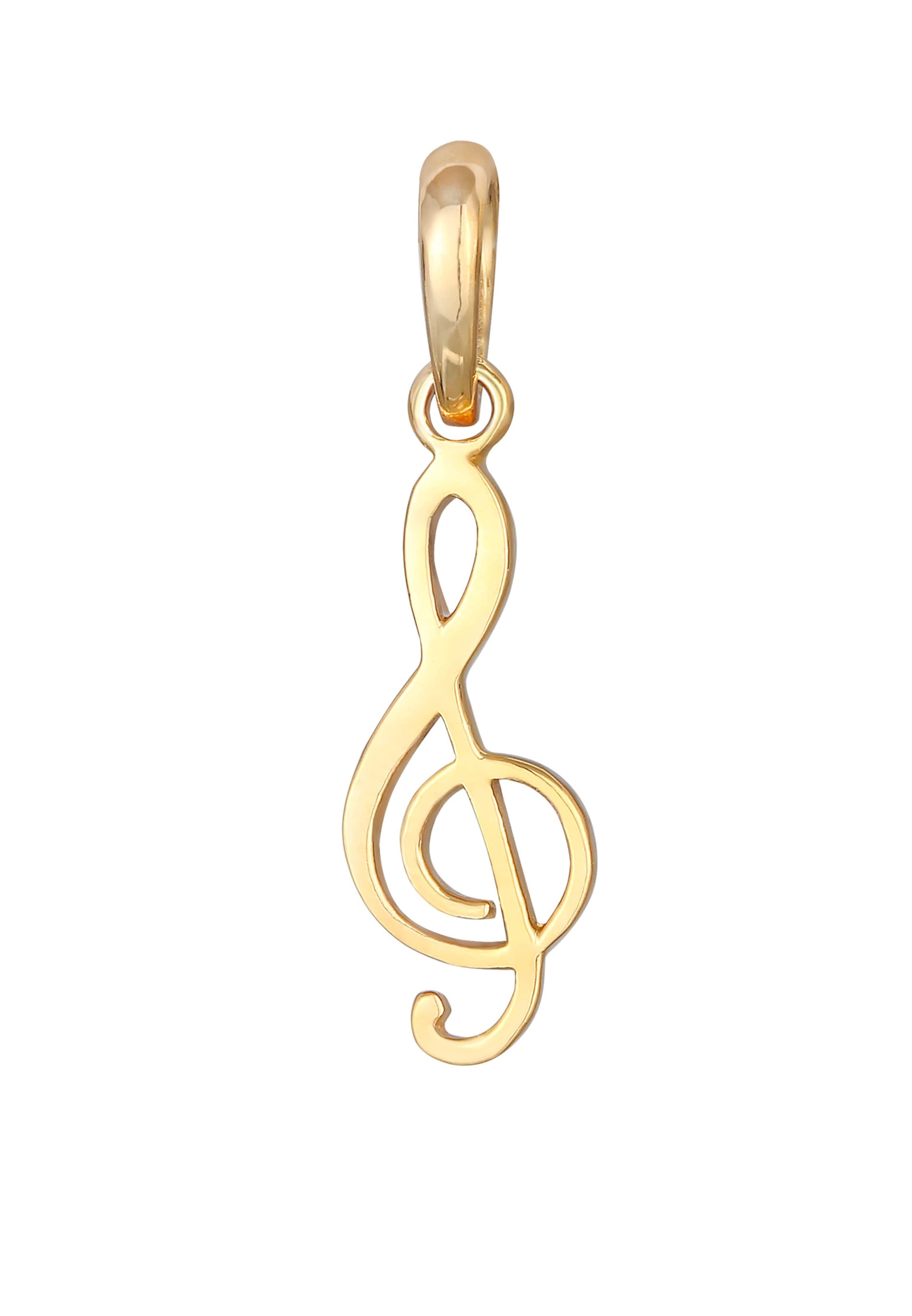 ELLI Pendant in Gold: front