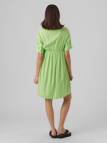 MAMALICIOUS Shirt Dress 'Eline' in Green