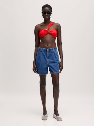 raudona EDITED Bandeau Bikinio viršutinė dalis 'Dorit'