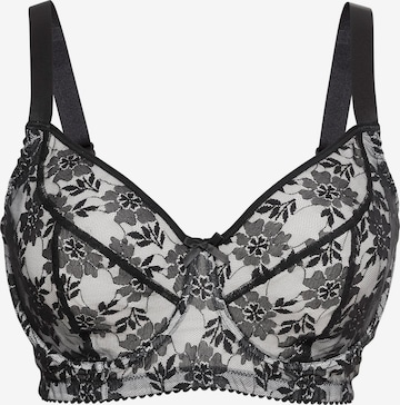 SHEEGO Bra in Black: front