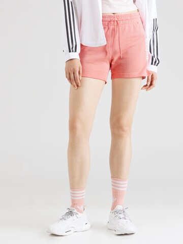 ADIDAS SPORTSWEAR Regular Sports trousers 'Essentials' in Pink: front