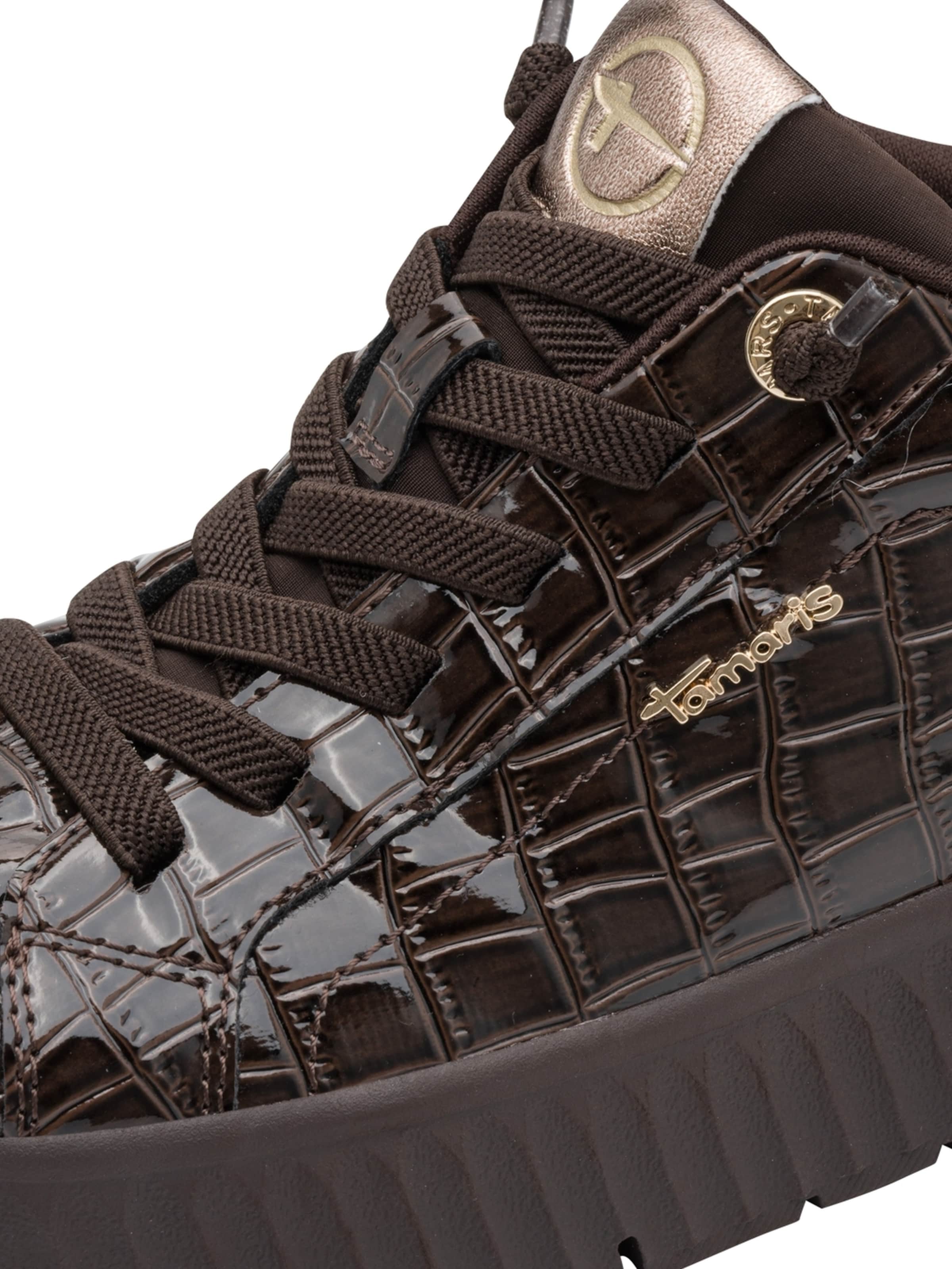 Baskets basses Tamaris en marron