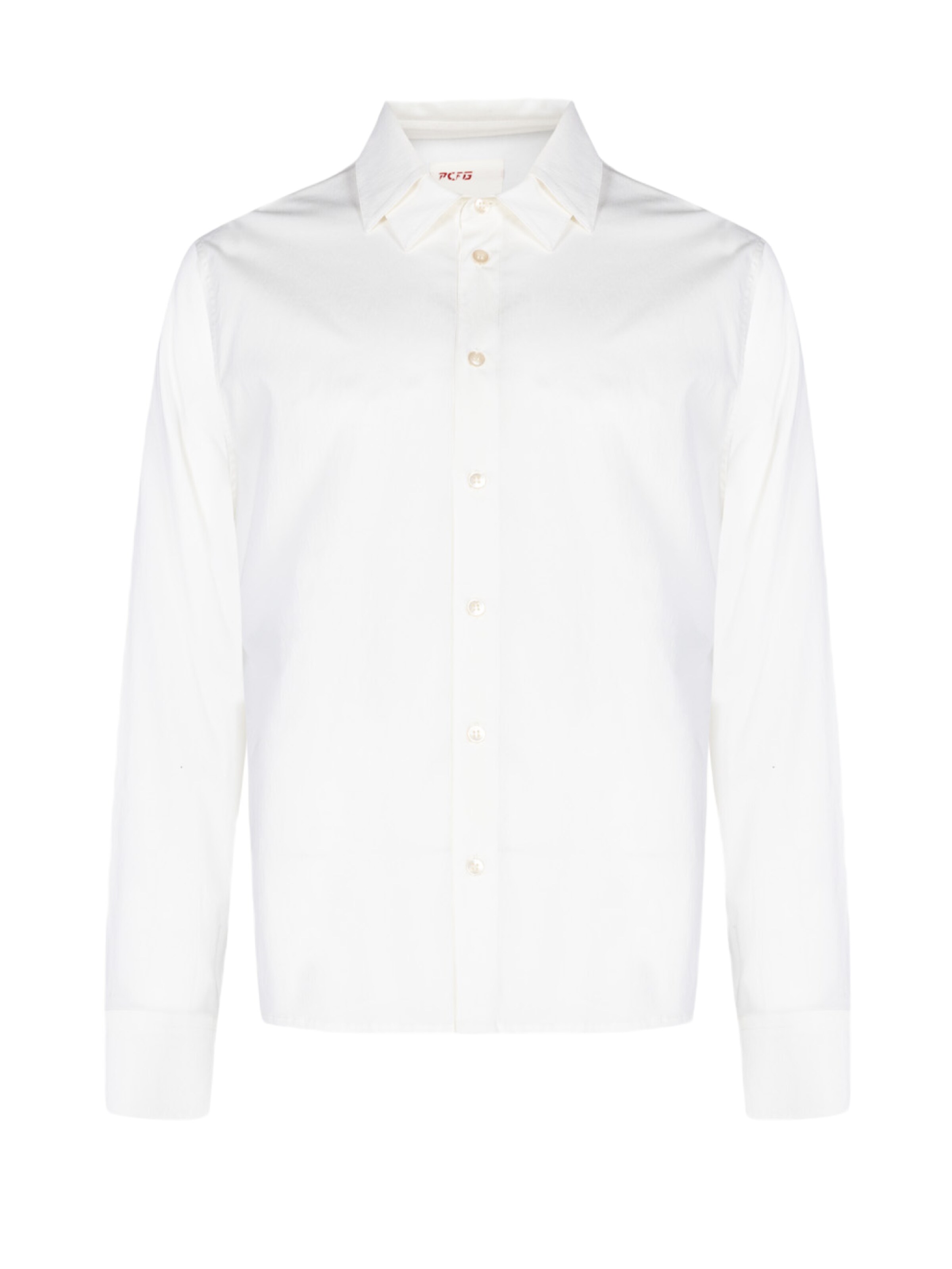 PCFG Regular Fit Hemd in Weiß: Vorderseite