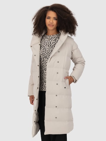 alife & kickin - Casaco de inverno 'FleurAK Winterjacke Damen' em branco