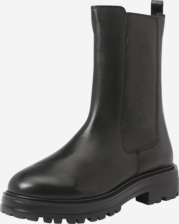 TOM TAILOR Boots σε μαύρο: μπροστά