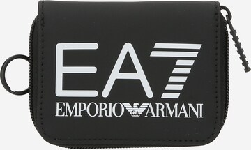 EA7 Emporio Armani Портмоне в черно: отпред